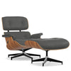 Eames Lounge Chair and Ottoman イームズラウンジチェア＆オットマン Graphite Lather