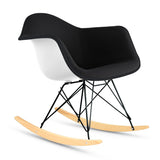 Eames Upholstered Plastic Shell Armchair Chair Rocker Base　イームズ アプホルスター プラスチックシェル アームチェア ロッカーベース