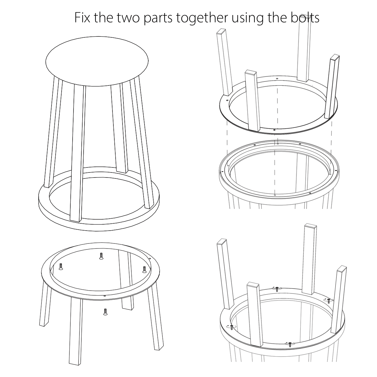 HAY REVOLVER BAR STOOL HIGH ヘイ リボルバー スツール ハイ