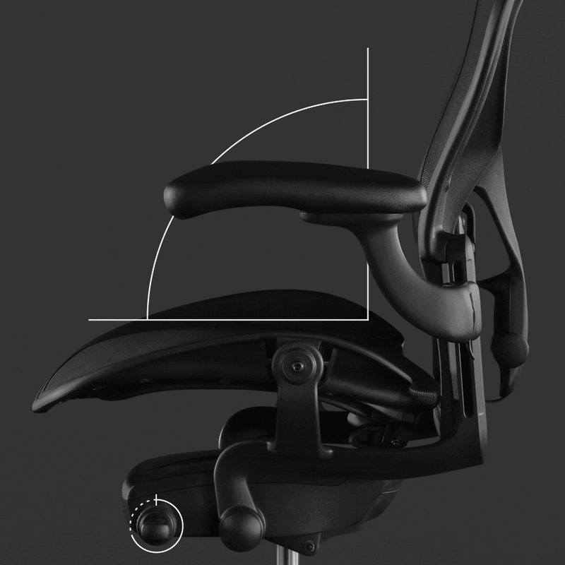 アーロンチェア グラファイト・ポリッシュドアルミニウム Aeron Chair